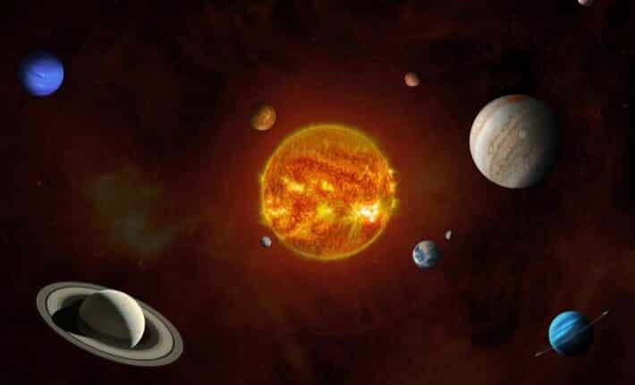 حول المجموعة الشمسية الشمس كواكب تدور كم عدد